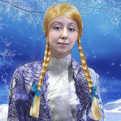 Парик для Снегурочки