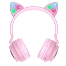 Наушники Bluetooth Hoco W27 Cat Ear с микрофоном