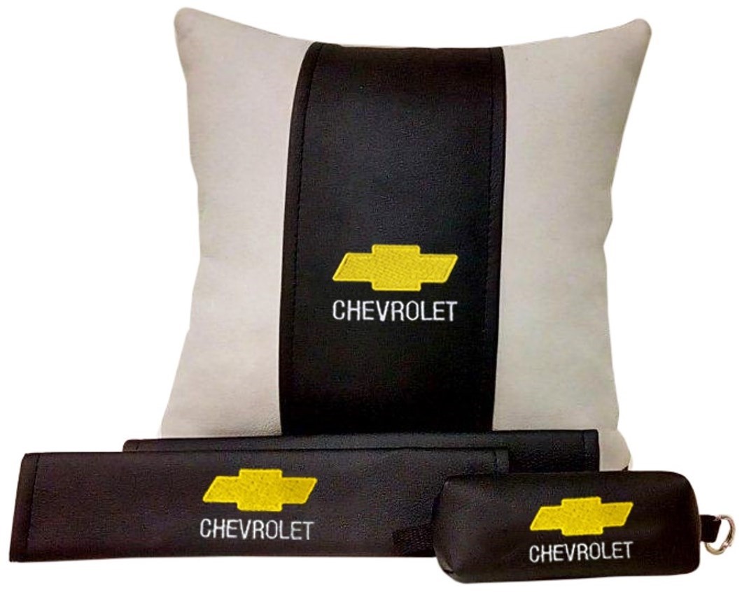 Набор из подушки и накладки на ремень и ключницы Chevrolet