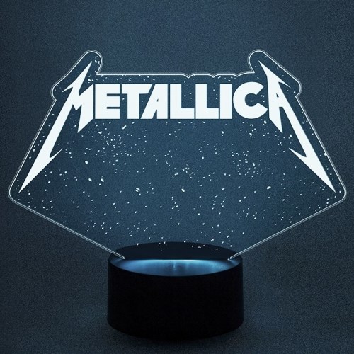 3D светильник «Группа Metallica»