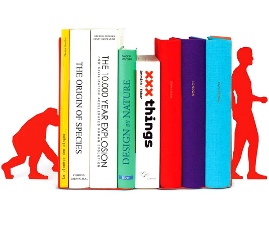 Красный ограничитель для книг Evolution