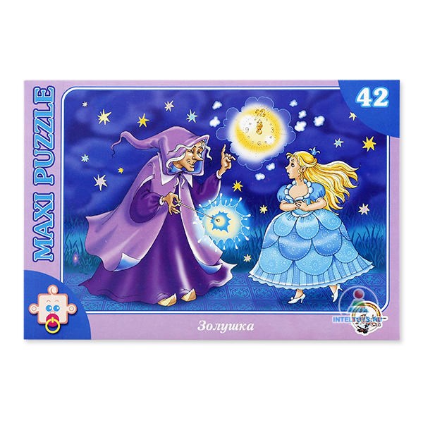 Крупный пазл MAXI PUZZLE «Золушка», 42 элемента