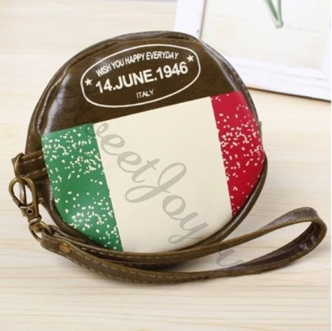 Кошелек для мелочи Round Flag – Italy
