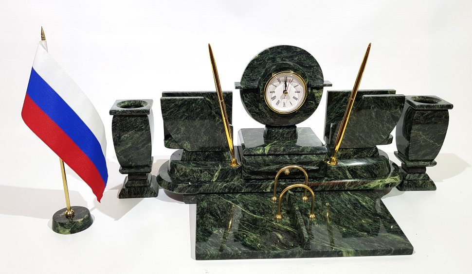 Настольный набор из натурального камня