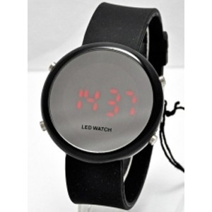 Часы наручные LED Watch круглые H6109-1 черные