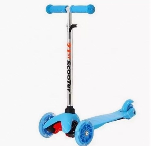Самокат 21st Scooter Mini Up Flash (голубой)