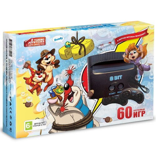 Игровая приставка Dendy Чип и Дейл + 60 игр
