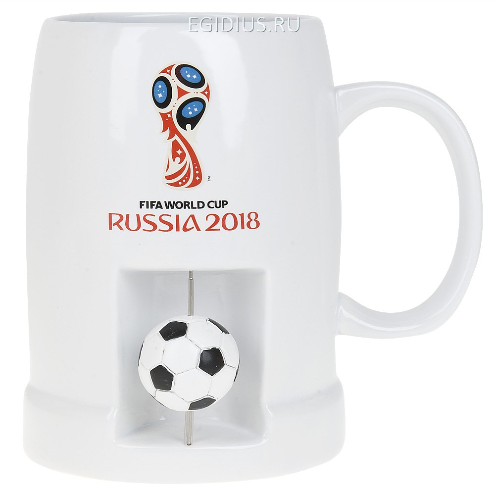 Керамическая кружка Чемпионат Мира FIFA 2018, 650 мл