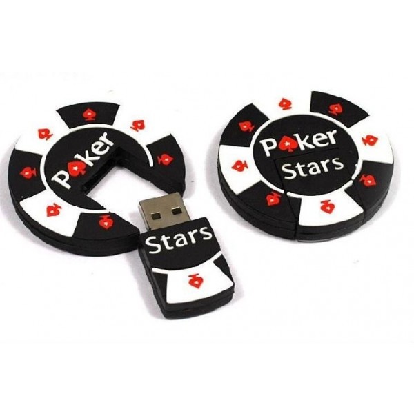 Флэш-карта «Фишка для покера «Poker Stars» на 8 Гб