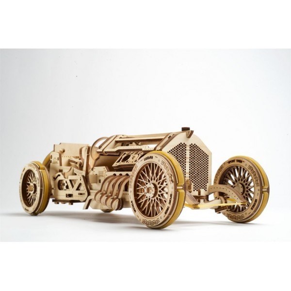 Конструктор 3D-пазл Ugears Спорткар U-9 Гран-при