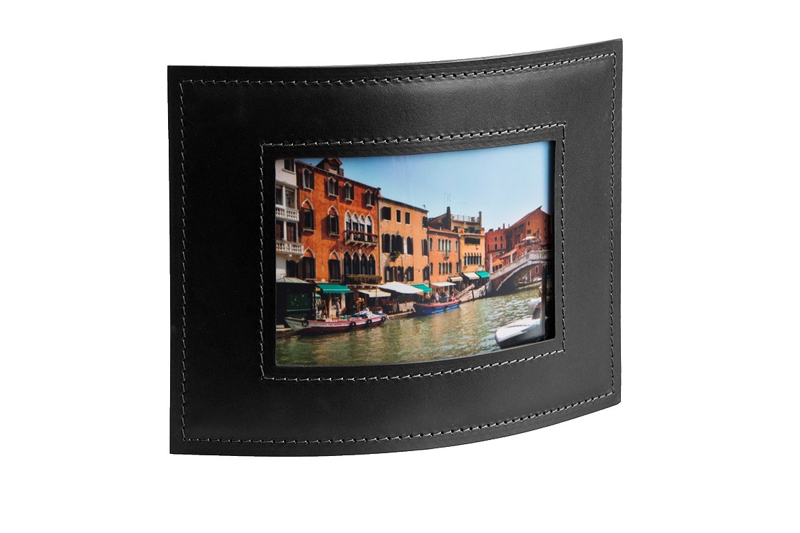 Фоторамка Premium из кожи Full Grain Black/Cuoietto