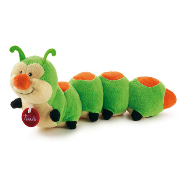 Мягкая игрушка, Светло-зеленый / Гусеница,
