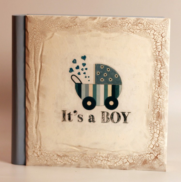 Детский фотоальбом в подарочном кейсе It's A Boy