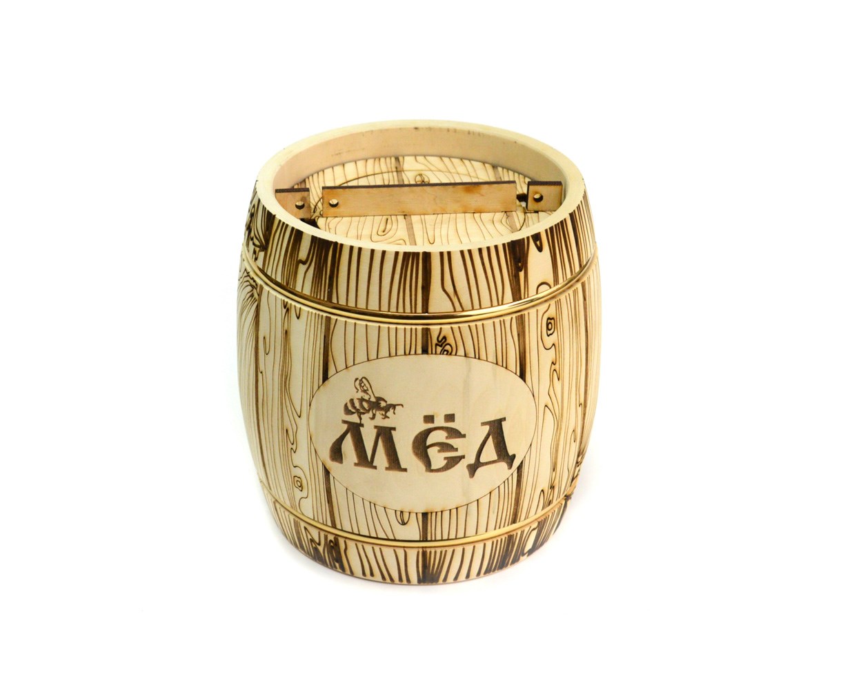 Бочонок для меда «Бондарь» 3,0 кг