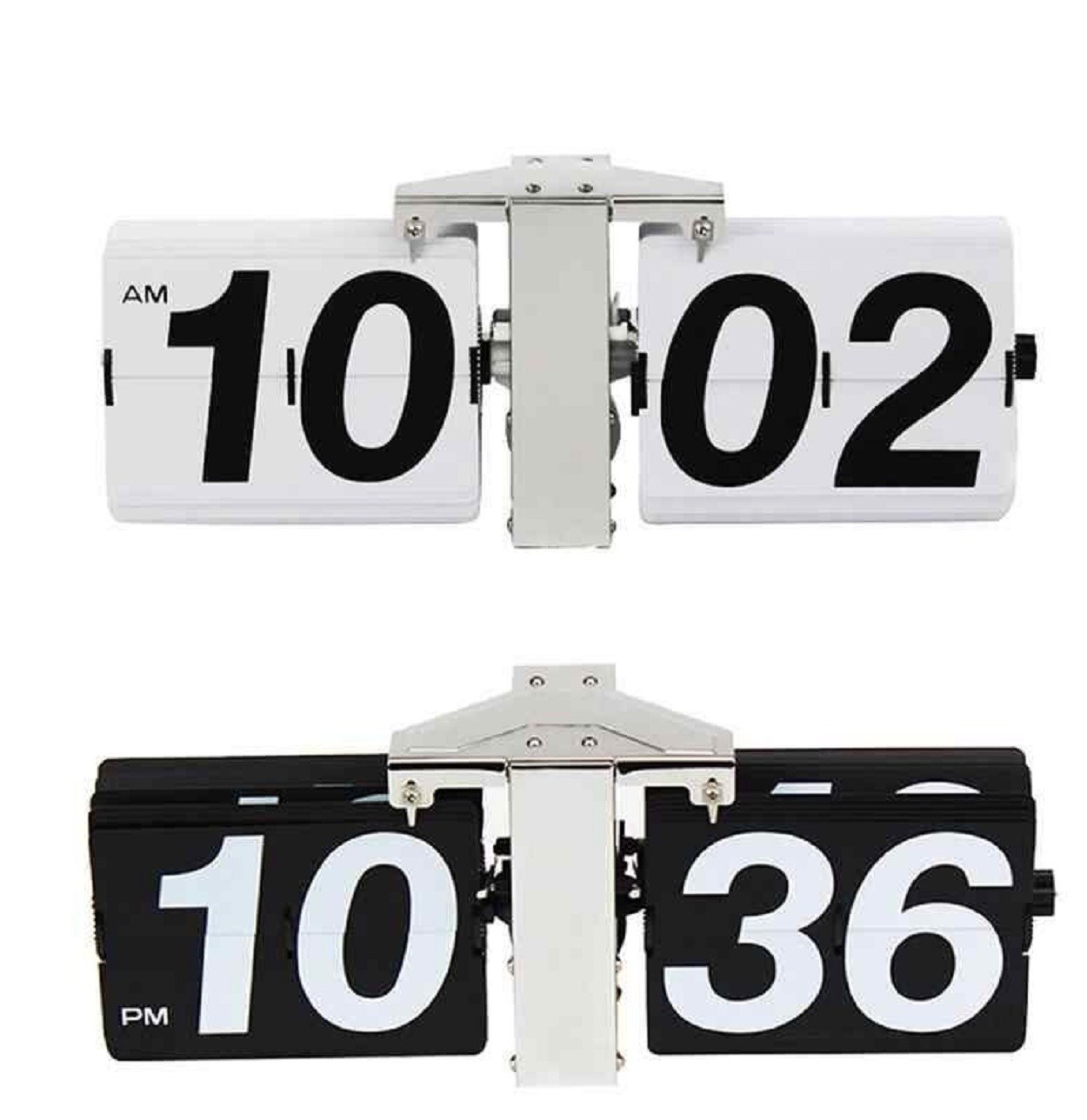 Классические перекидные часы Flip Clock big, черные