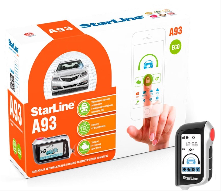 Автосигнализация StarLine A93 2CAN+2LIN ECO