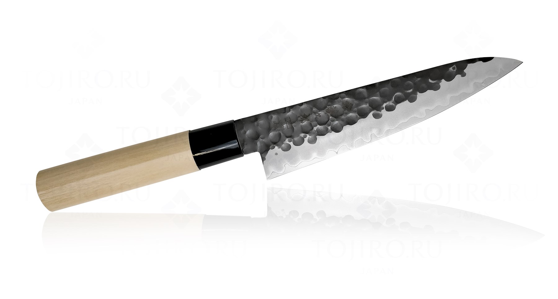 Нож Шеф TOJIRO - Hammered Finish F-1114 18 см