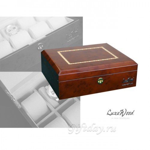 Шкатулка для хранения 8 часов Luxewood
