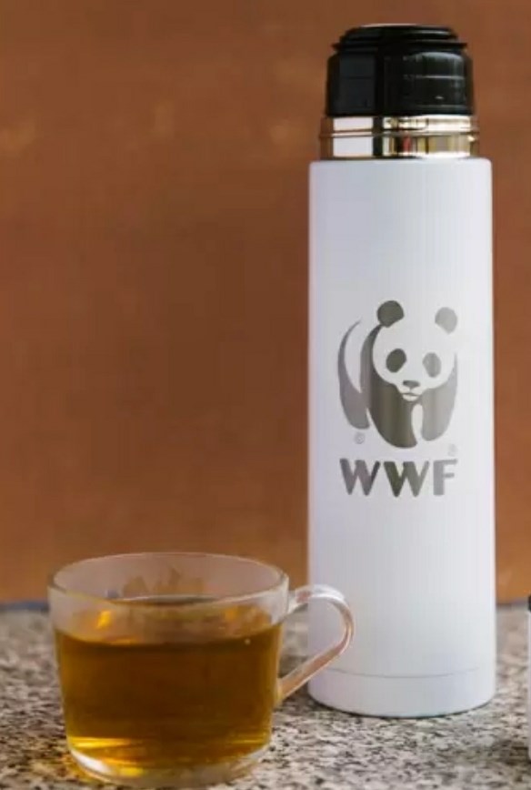 Термос WWF (белый)