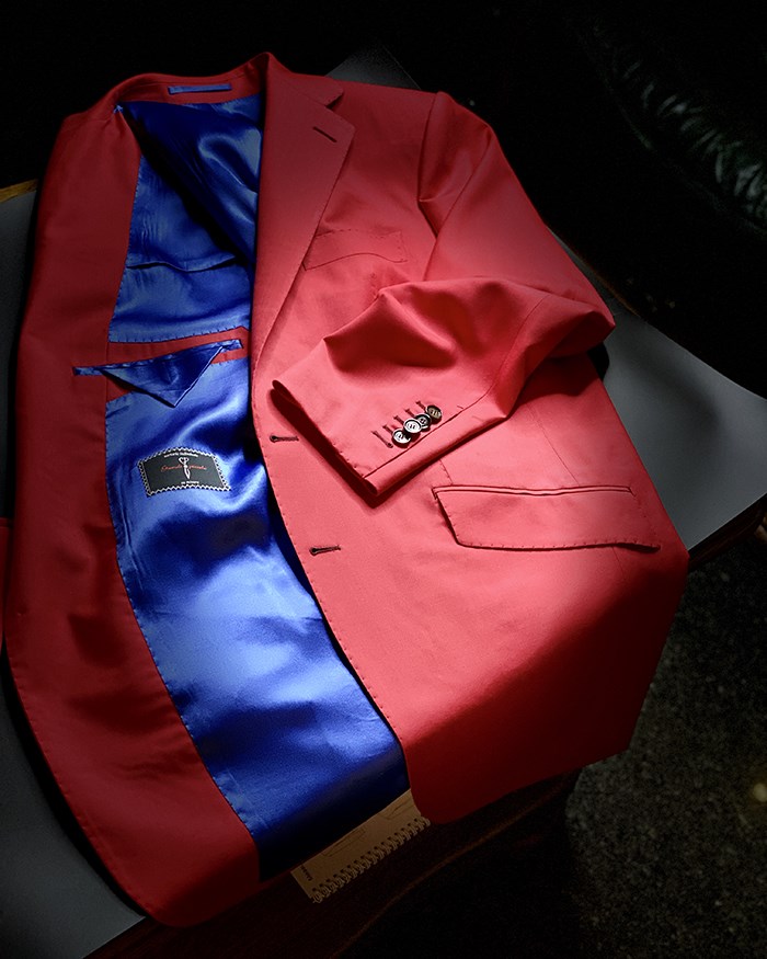 Сертификат на пошив мужского костюма Bespoke