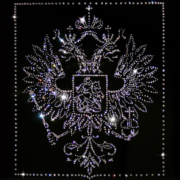 Картина с кристаллами Герб РФ