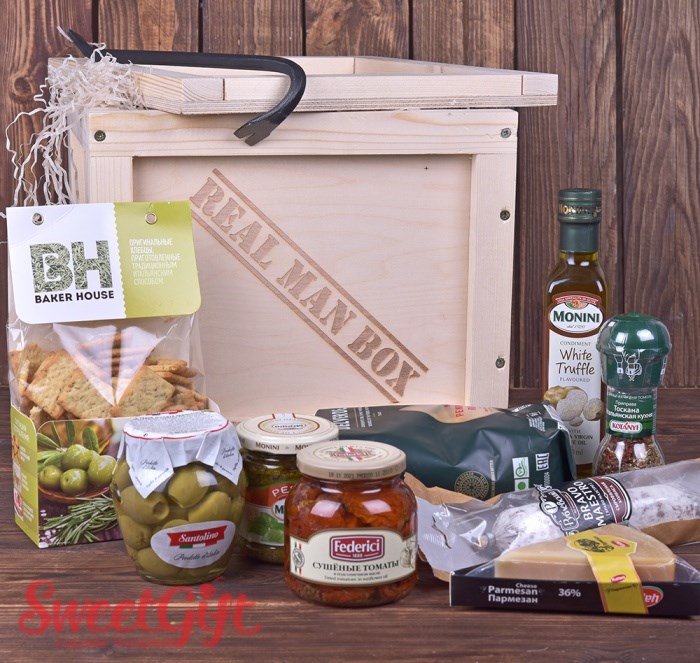 Подарочный ящик с ломом Real man box 04