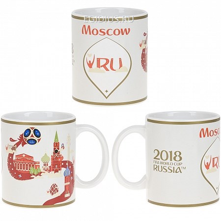 Керамическая кружка ЧМ 2018/Moscow, 330 мл