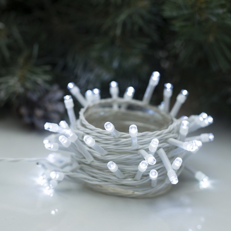 Гирлянда - Нить, 20 м, LED-50-220V, 8 режимов, цвет белый