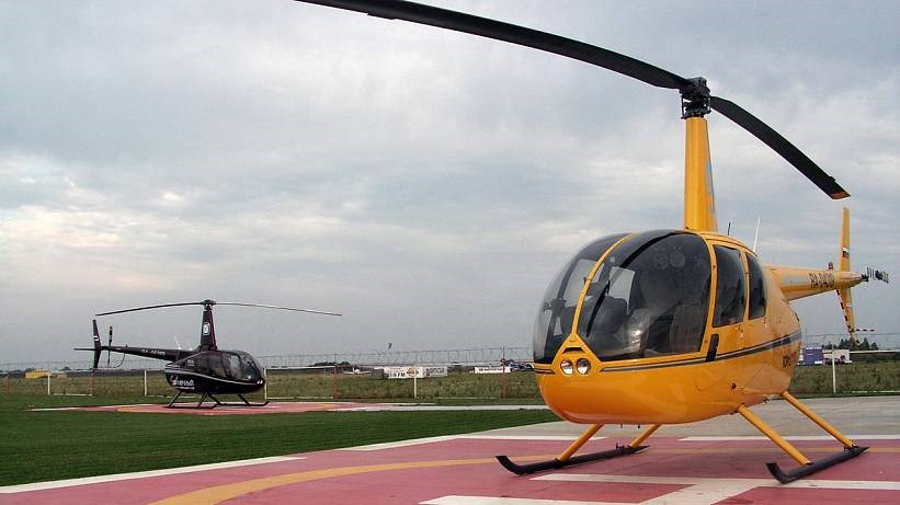 Полет на вертолете Robinson R44: 20 минут + баннер + GoPro