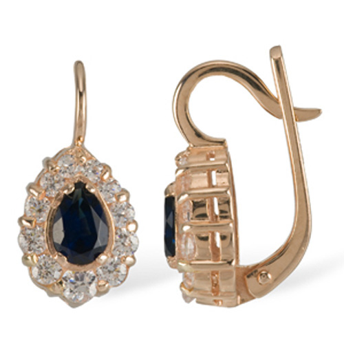 Серьги с кристаллами Swarovski