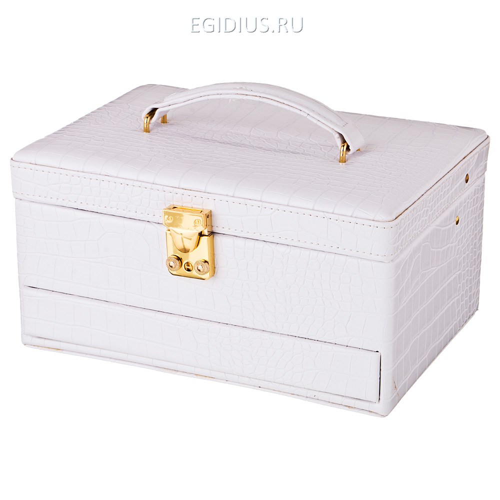 Белая шкатулка для украшений
