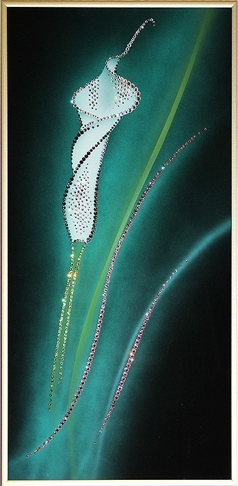 Картина Swarovski Утренняя калла 3