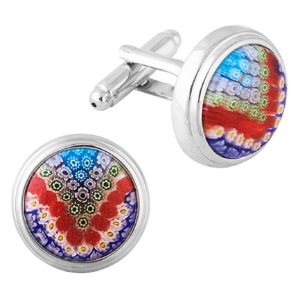 Запонки Murano Etnico