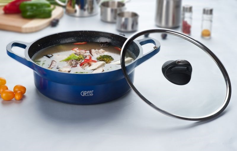Кастрюля Gipfel 2334 AZUL 28 см/4,4 л