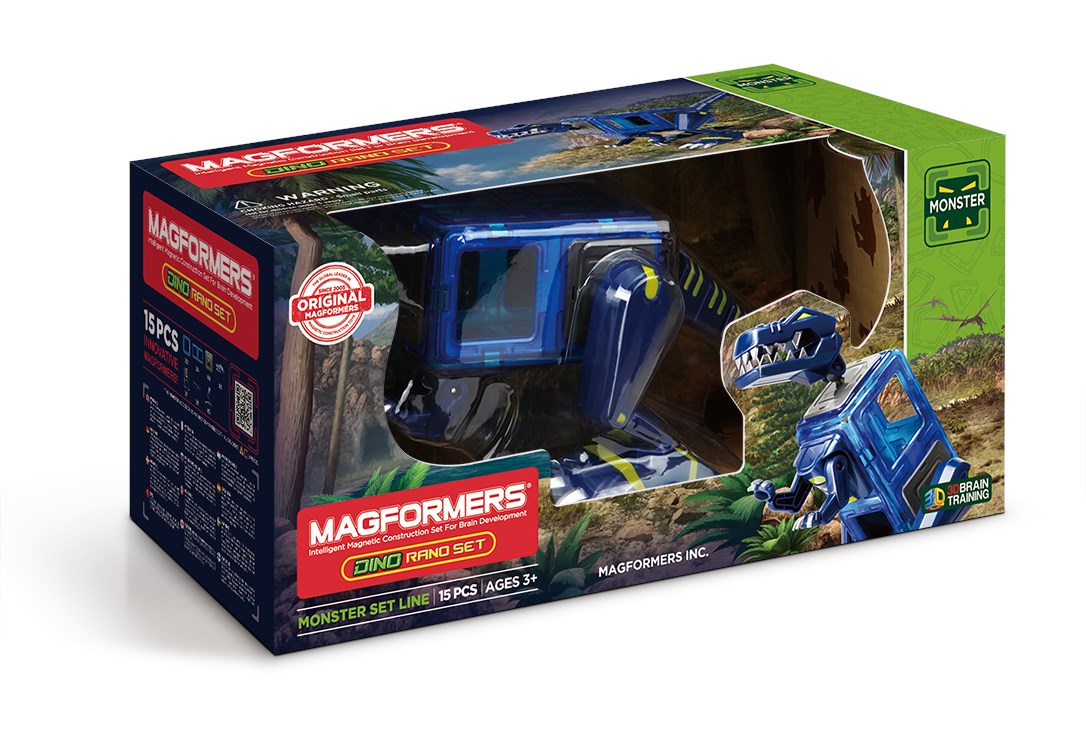 Магнитный конструктор MAGFORMERS Dino Rano set