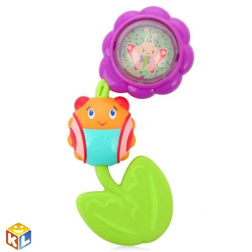 Развивающая игрушка Божья коровка на цветочке