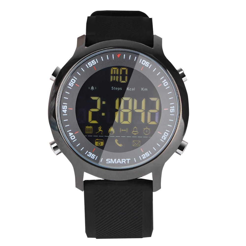 Умные часы xwatch EX18 силикон, черный