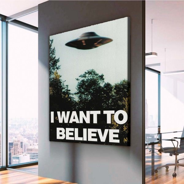 Картина I want to believe