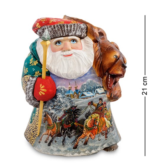 Фигурка Дед Мороз с медведем