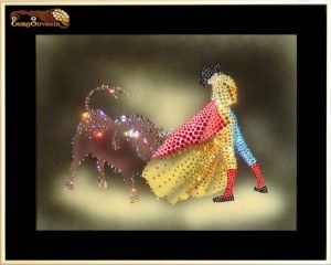 Картина Swarovski Коррида
