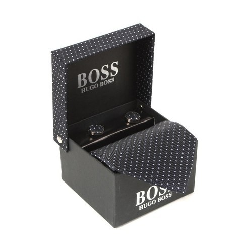 Галстук + запонки + платок HUGO BOSS