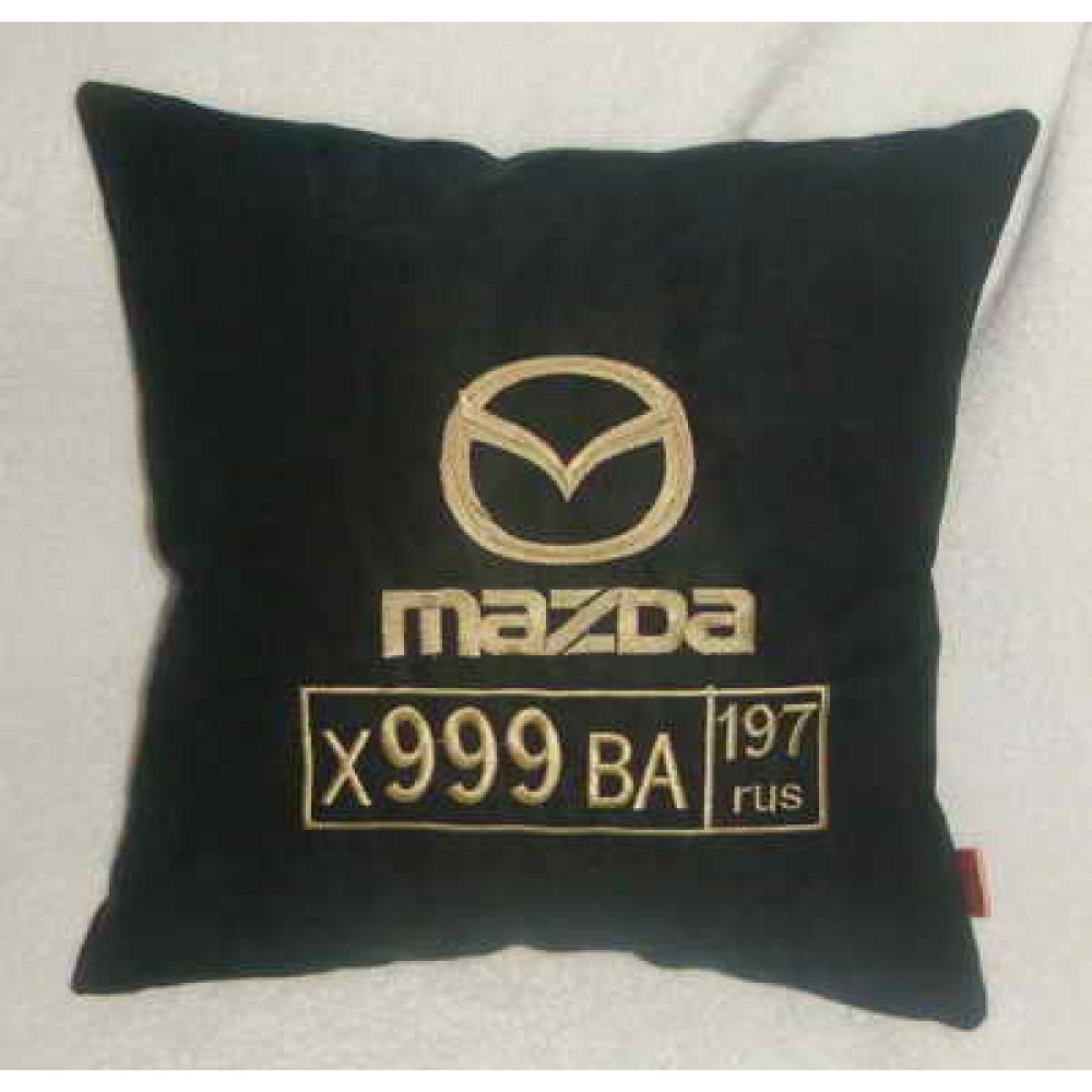 Подушка с номером Mazda