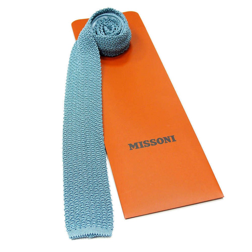 Мятный узкий галстук Missoni 8ZAKAS
