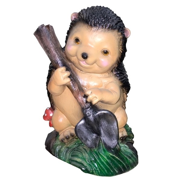 Декоративная фигура Ежик с лопатой