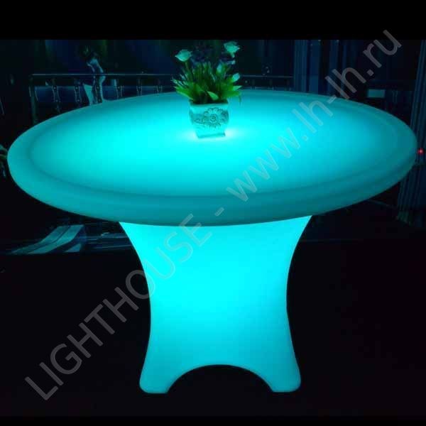 Светящийся LED стол Bertrix L RGB Accum