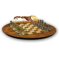 Шахматы Piccolo ottone в подарочном футляре