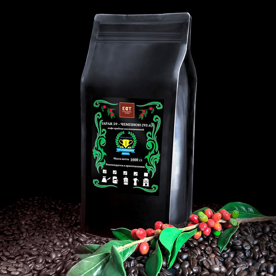 Кофе IAPAR 59 | Пакет | 1000g (1kg) - 1000гр