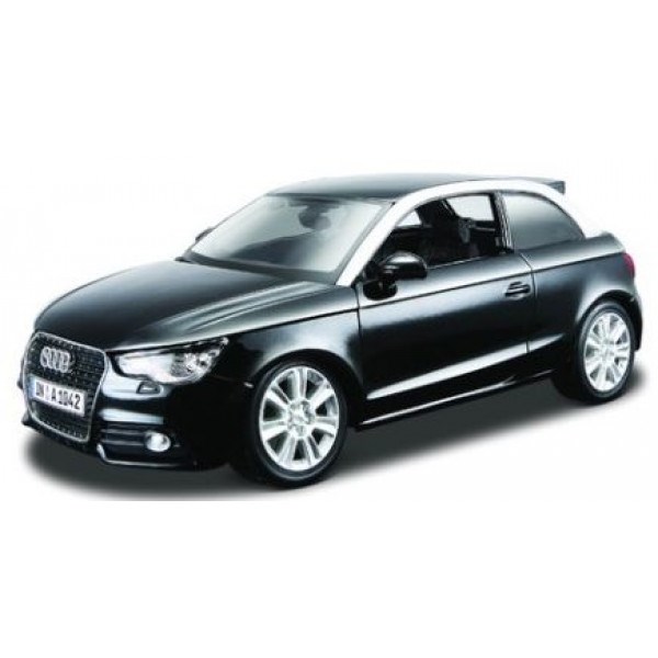 Металлическая машинка Audi А1 (чёрный металлик)