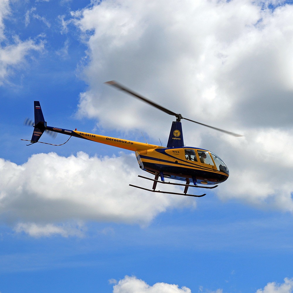 40 минут полета на вертолете Robinson R44