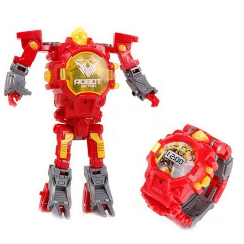 Часы-игрушка трансформер Robot Watch (красный)